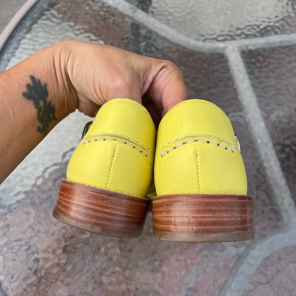 Everlane Yellow Leather Day Fisherman Sandals Size 7 - Picture 4 of 16